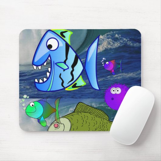 Mousepad Fish (Mit Mouse)