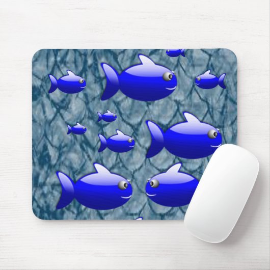 Mousepad Fish (Mit Mouse)