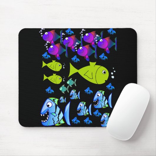 Mousepad Fish (Mit Mouse)