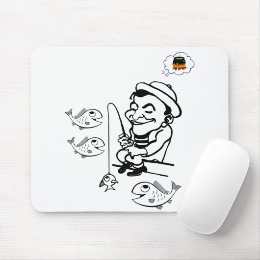 Mousepad Fish (Mit Mouse)