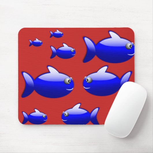 Mousepad Fish (Mit Mouse)