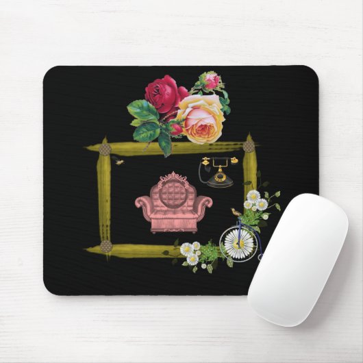 Mousepad Floral (Mit Mouse)