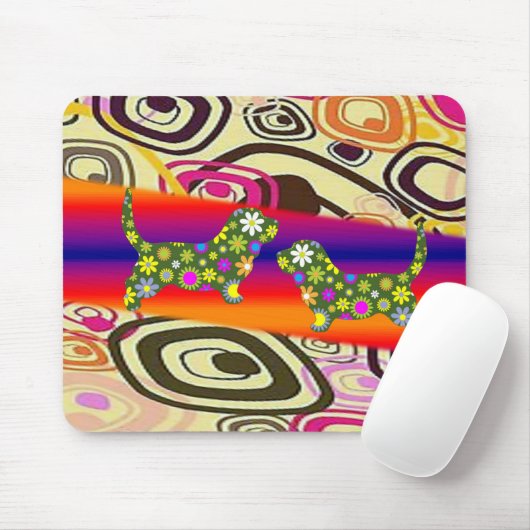 Mousepad Floral (Mit Mouse)