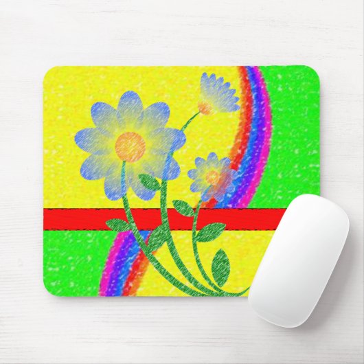 Mousepad Floral (Mit Mouse)