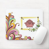 Mousepad Floral (Mit Mouse)