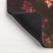 Mousepad Fraktal Blätter Red Glow (Ecke)