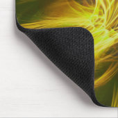 Mousepad Fraktal Blume Yellow Palette (Ecke)