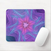 Mousepad Fraktal Delikate Cyan Palette (Mit Mouse)