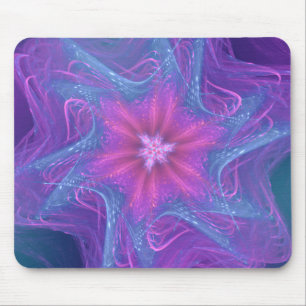 Mousepad Fraktal Delikate Cyan Palette