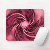 Mousepad-Fraktal Lila geflockt Mousepad (Mit Mouse)