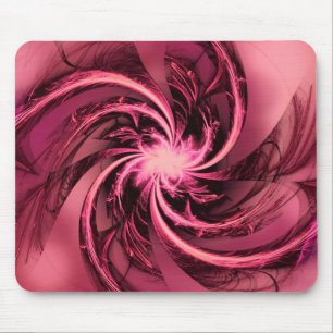 Mousepad-Fraktal Lila geflockt Mousepad