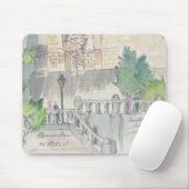 Mousepad "Frankreich/Aquarellmalerei (Mit Mouse)