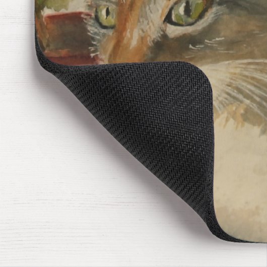 MOUSEPAD - Französische Katze (Ecke)