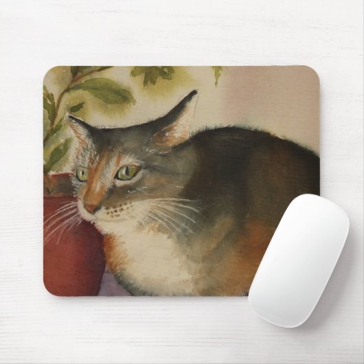 MOUSEPAD - Französische Katze (Mit Mouse)