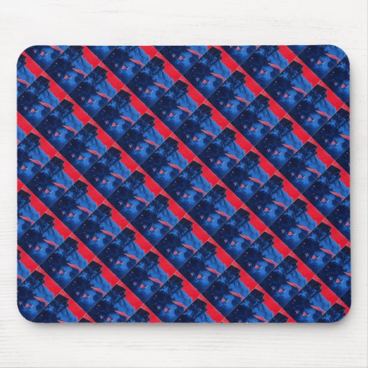 Mousepad "Frozen Ridge 1" geteerte abstrakte Desig (Vorne)