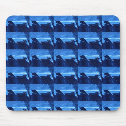 Mousepad "Frozen Ridge 2" geteerte abstrakte Desig (Vorne)