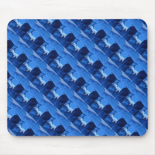Mousepad "Frozen Ridge 3" geteerte abstrakte Desig (Vorne)