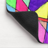 Mousepad für abstraktes Design "Festes Glas" (Ecke)