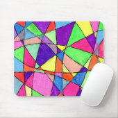 Mousepad für abstraktes Design "Festes Glas" (Mit Mouse)