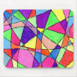 Mousepad für abstraktes Design "Festes Glas"