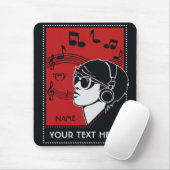 Mousepad für benutzerdefinierte Text Art Deco (Mit Mouse)