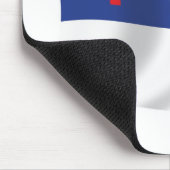 Mousepad für christliche Religionsflagge (Ecke)