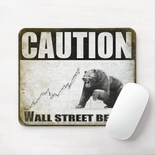 Mousepad für die Baissemarkt-Investoren (Mit Mouse)