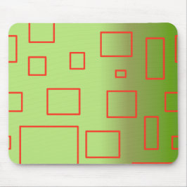Mousepad für modernes Muster mit grüner Geometrie