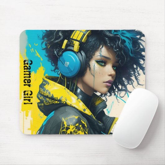 Mousepad Gamer Girl 02 (Mit Mouse)
