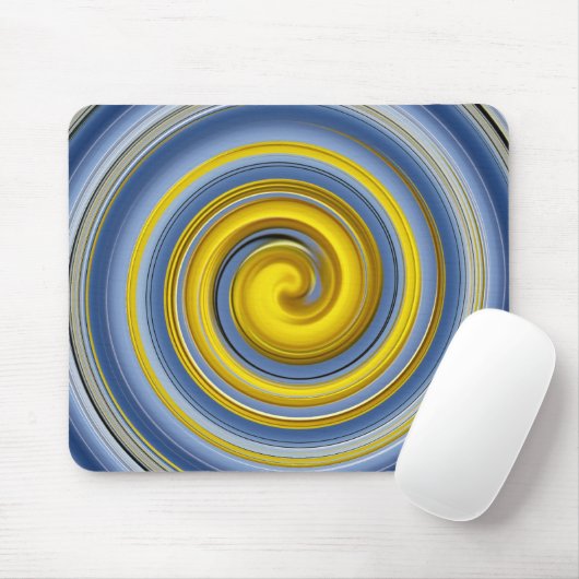 Mousepad gelb-blaue (Mit Mouse)