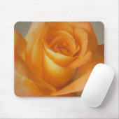 Mousepad gelb-orangee Rosen-Blume auf (Mit Mouse)