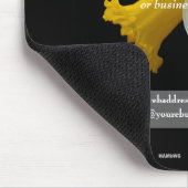 Mousepad-Gelbe Blume - HAMbyWG Mousepad (Ecke)