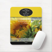 Mousepad-Gelbe Sonnenblume - HAMbyWG Mousepad (Mit Mouse)