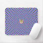 Mousepad-Gitter in Blau und Rosa Mousepad (Mit Mouse)