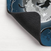 Mousepad glückliches Halloween (Ecke)