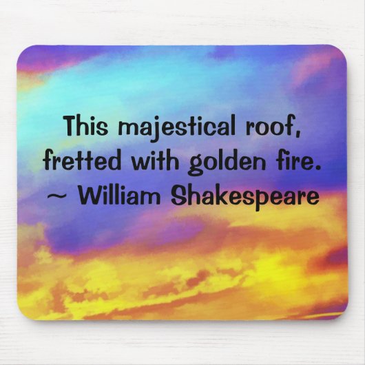 Mousepad Golden Sky (Vorne)