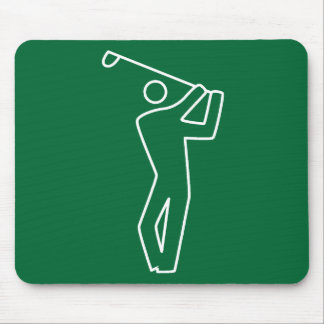 Mousepad - Golf-Spieler