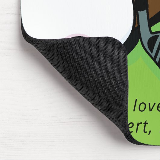 Mousepad Golfer auf dem Grünen (Ecke)