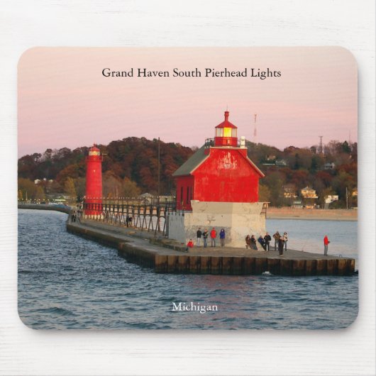 Mousepad Grand Haven South Pierhead Lights (Vorne)