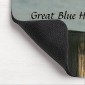 Mousepad: Graureiher Mousepad (Ecke)