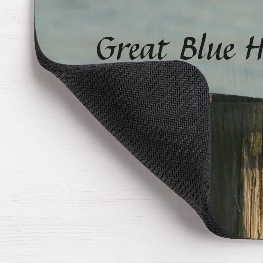 Mousepad:  Graureiher Mousepad (Ecke)