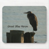 Mousepad:  Graureiher Mousepad (Vorne)