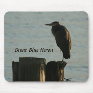 Mousepad: Graureiher Mousepad