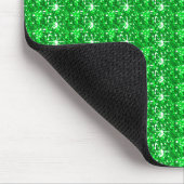 Mousepad Green Glitzer (Ecke)