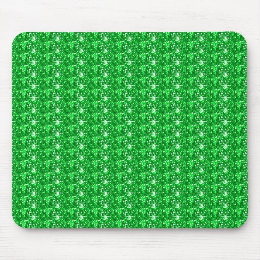 Mousepad Green Glitzer (Vorne)