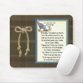 Mousepad-Großvater-Glücklicher Penny-Kleber Penny Mousepad (Mit Mouse)