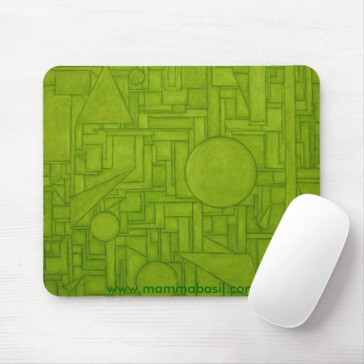 Mousepad - Grüne Stadt (Mit Mouse)