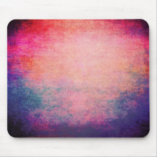 Mousepad Grunge-Vintages cooles verrücktes Rosa