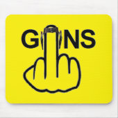 Mousepad Guns Gedreht (Vorne)