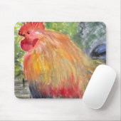 Mousepad Hahn-/Huhn-Kunst (Mit Mouse)